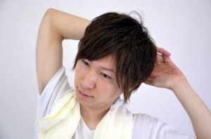 風呂あがりストレッチ